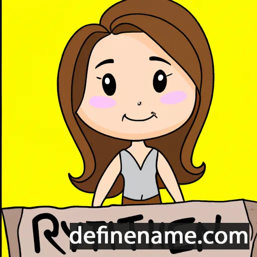 cartoon of the name Rhetlyn