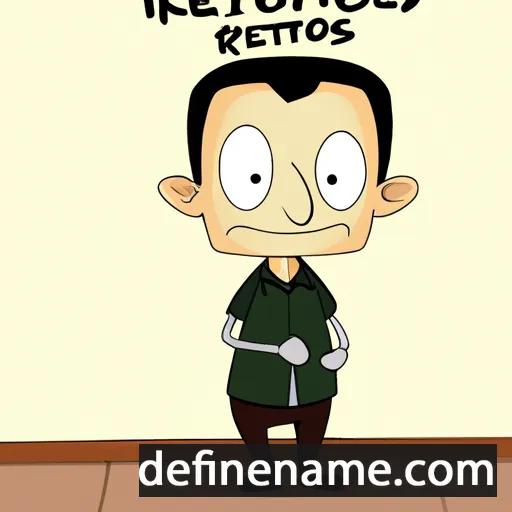 cartoon of the name Rhetorios