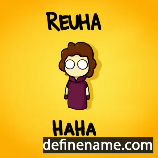 cartoon of the name Rheuhama