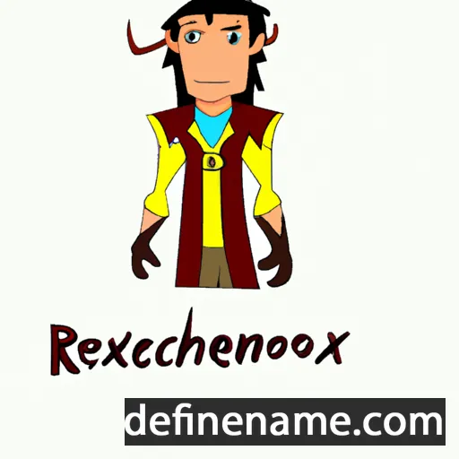 cartoon of the name Rhexenor