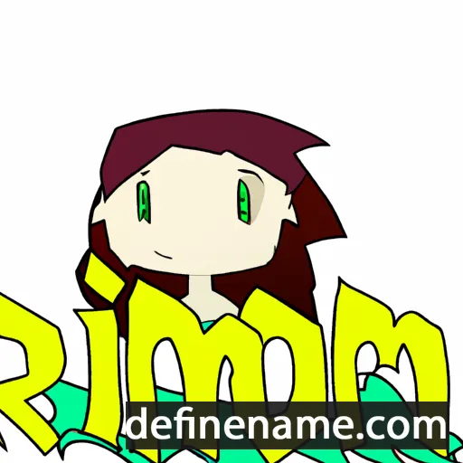 cartoon of the name Rhiamon