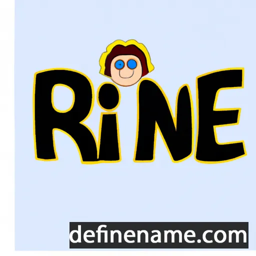 cartoon of the name Rhine