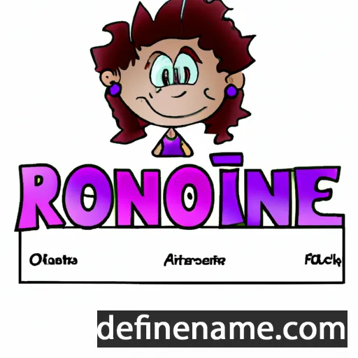 Rhonnie cartoon