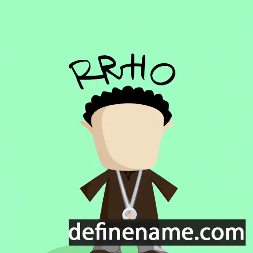 cartoon of the name Rhori