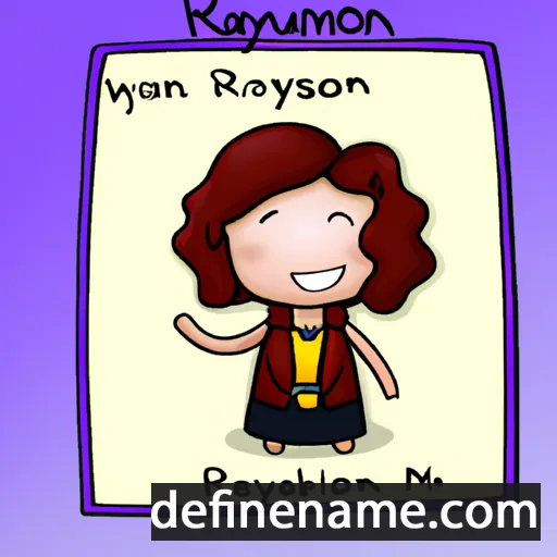 Rhyannon cartoon