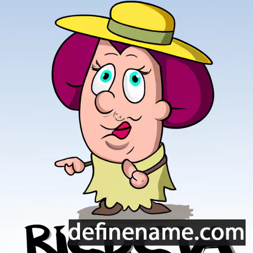 cartoon of the name Ricciarda