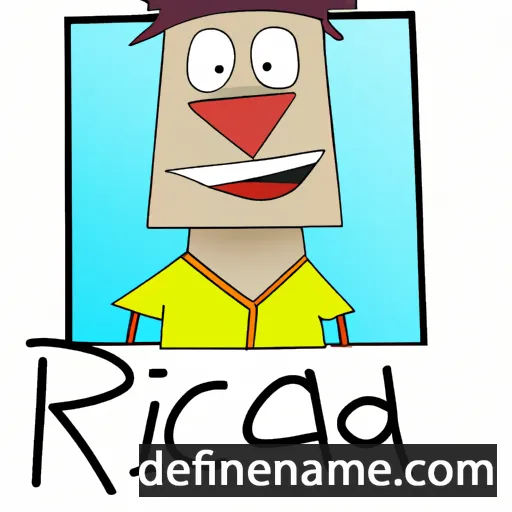 cartoon of the name Ricdag