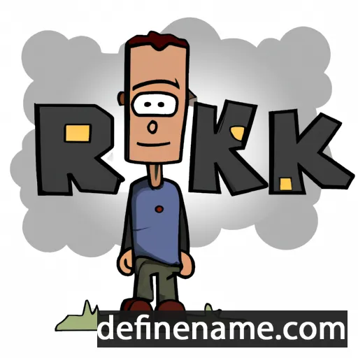 cartoon of the name Riek