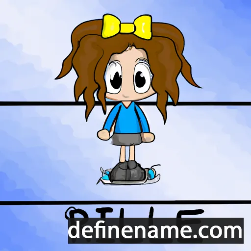 cartoon of the name Riele