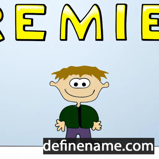 cartoon of the name Riemke