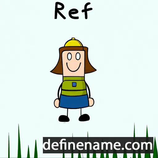 cartoon of the name Riet