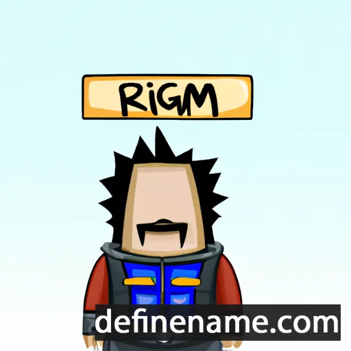 Rigmár cartoon