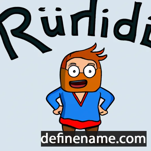 Ríkarður cartoon