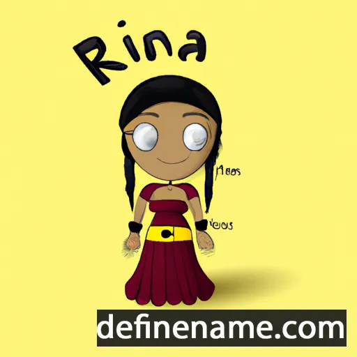 cartoon of the name Riħanna