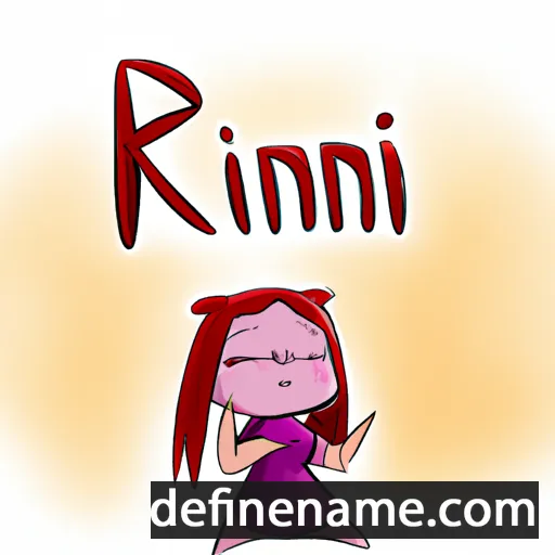 Riinu cartoon