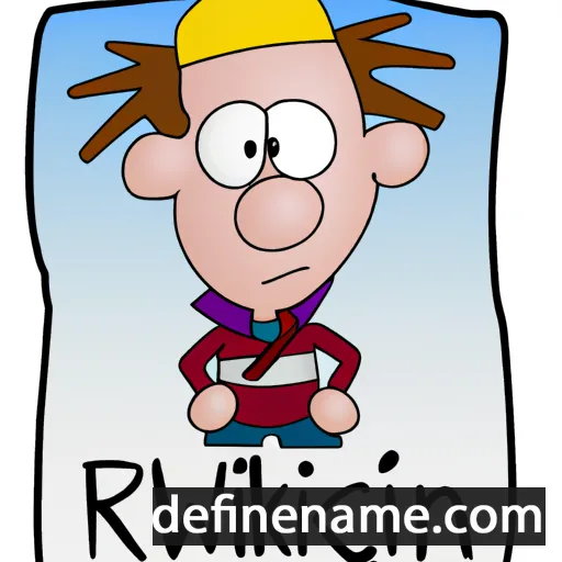 cartoon of the name Rijckwijn