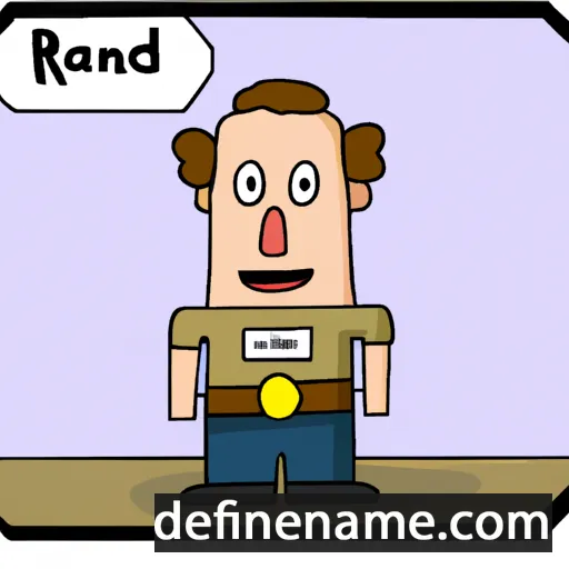 cartoon of the name Rijnhard