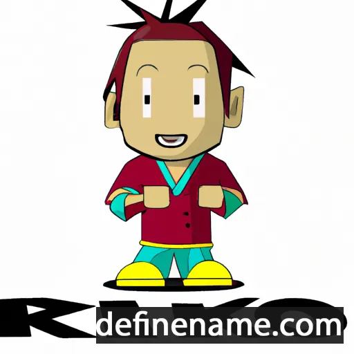 cartoon of the name Riko