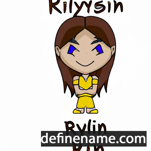 cartoon of the name Rilynn