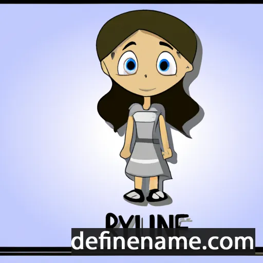 cartoon of the name Rilynne