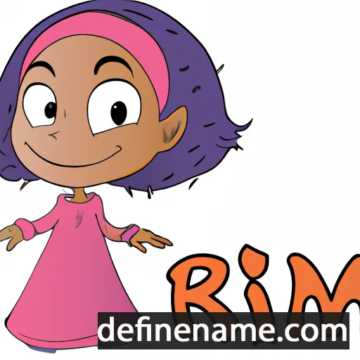 cartoon of the name Rima