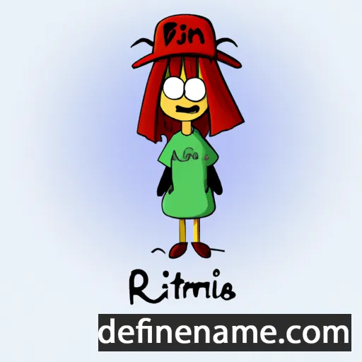 cartoon of the name Rimantė