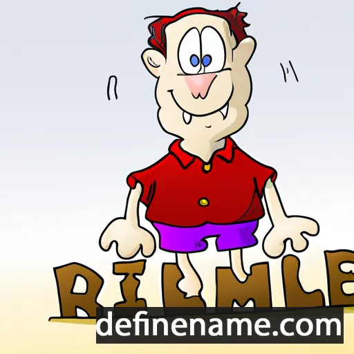 cartoon of the name Rimmelt