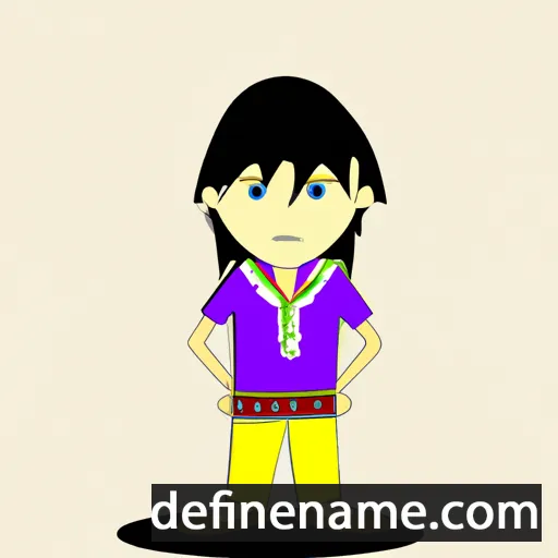 cartoon of the name Rinchen