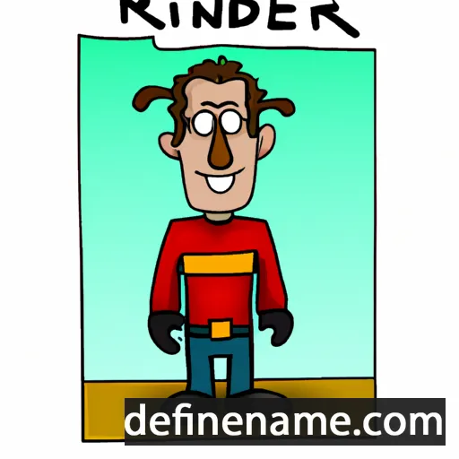 cartoon of the name Rindert