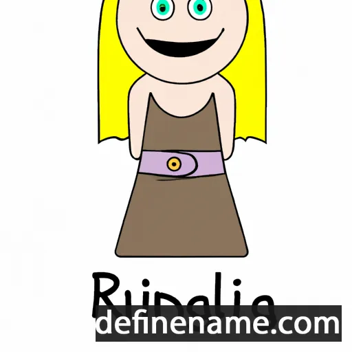 cartoon of the name Ringhild