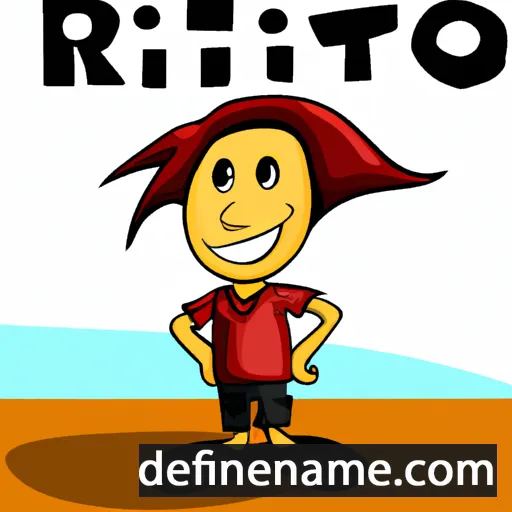 cartoon of the name Rioto