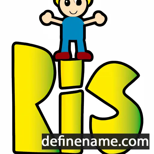 cartoon of the name Rise