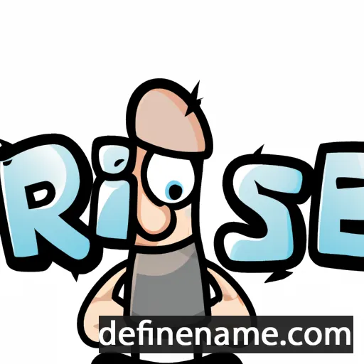 cartoon of the name Riste