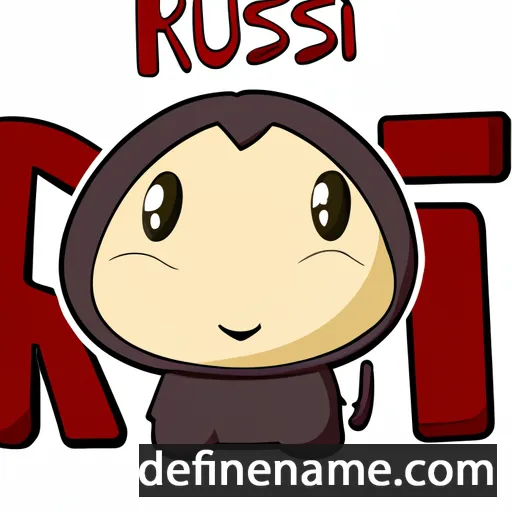 cartoon of the name Risu