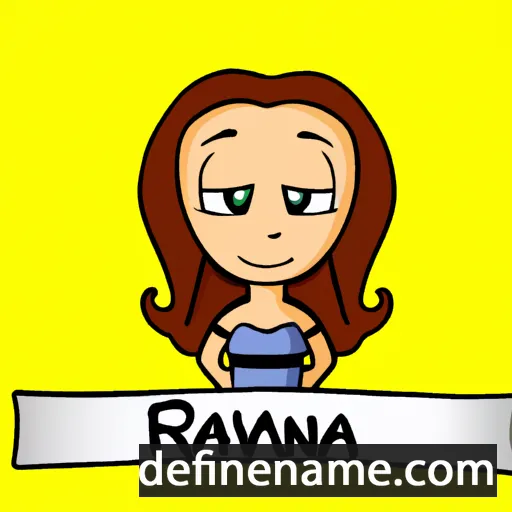 cartoon of the name Rivanna