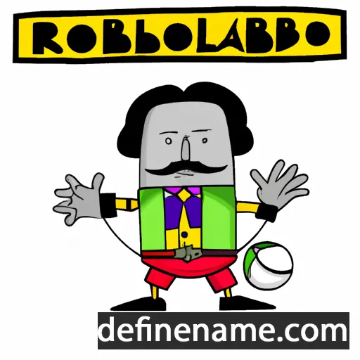 cartoon of the name Robaldo