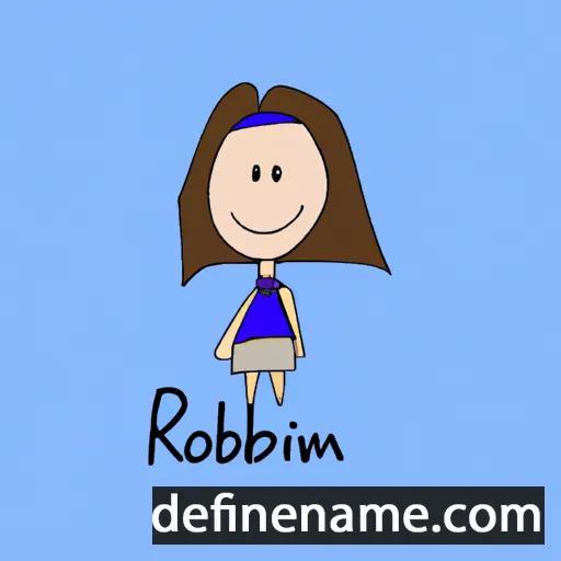 cartoon of the name Robbyn