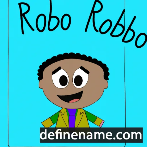 cartoon of the name Robério