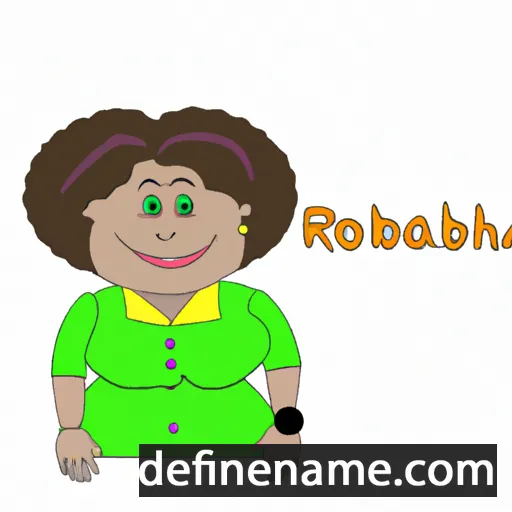 cartoon of the name Robertha