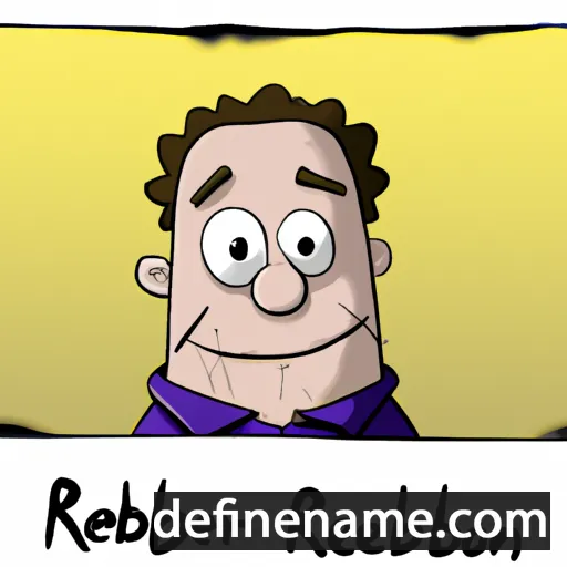 cartoon of the name Robertson