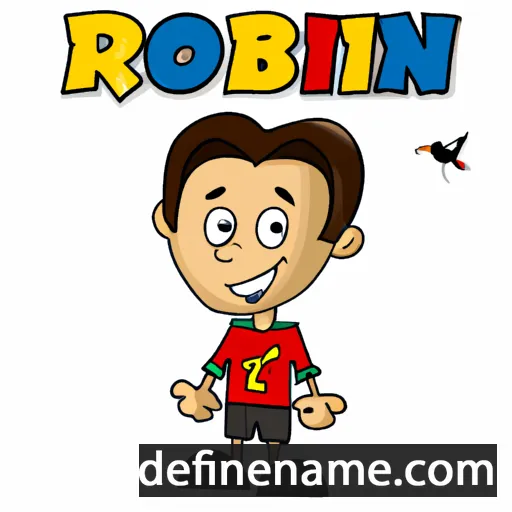 cartoon of the name Robinho