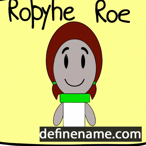 Robyne cartoon