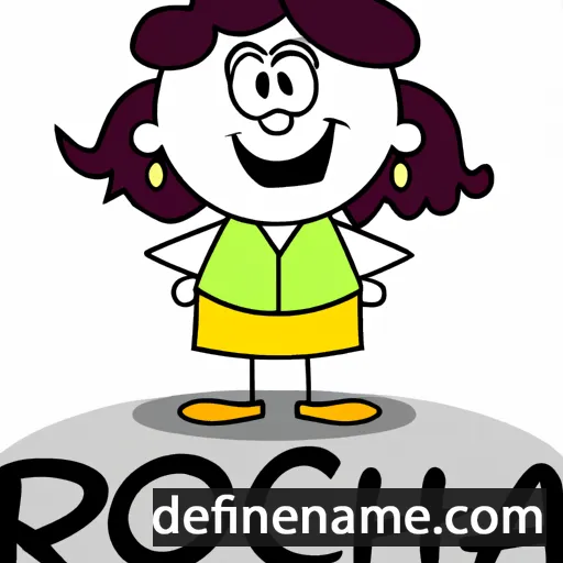 cartoon of the name Rocha