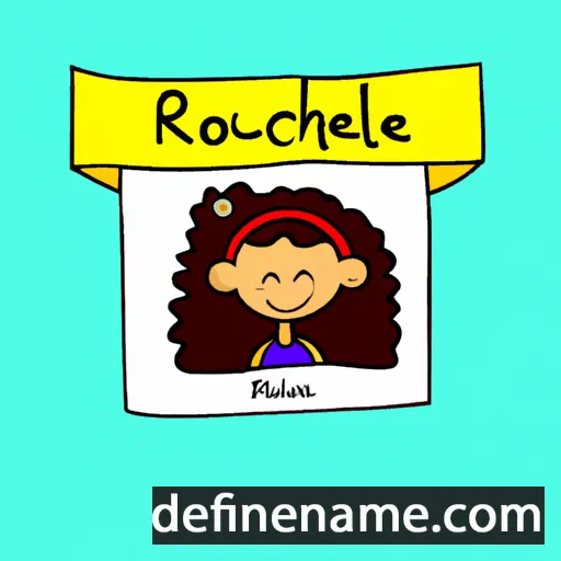 cartoon of the name Rochele