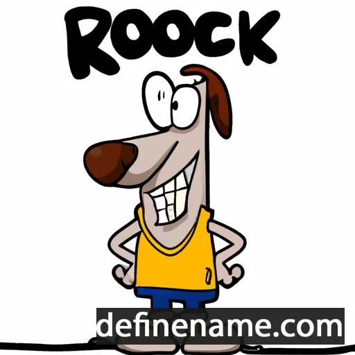 cartoon of the name Rocko