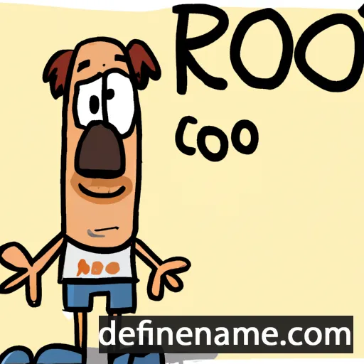 cartoon of the name Roco