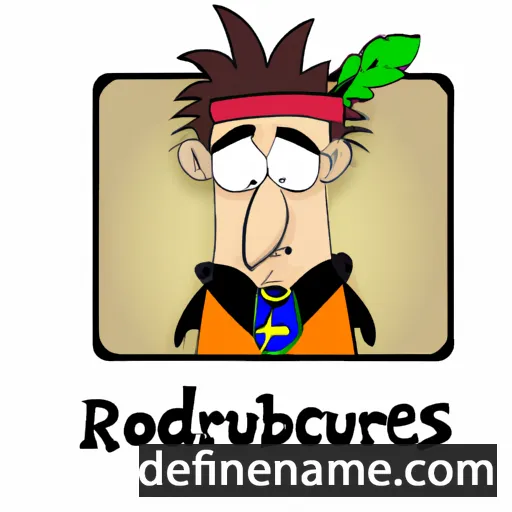 cartoon of the name Rodericus