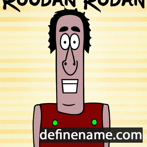 cartoon of the name Rodman