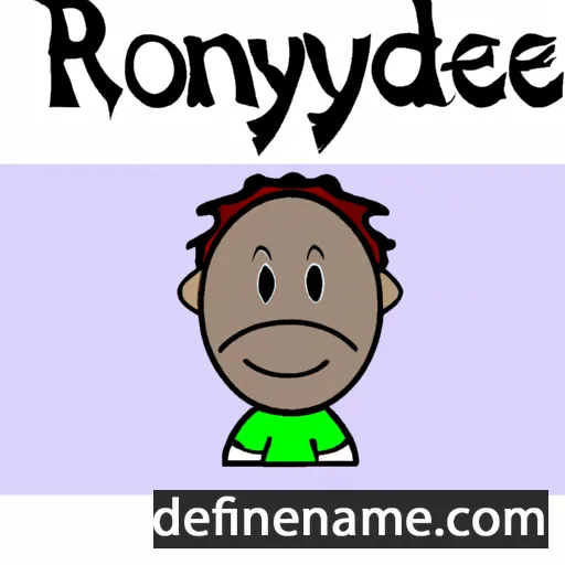 cartoon of the name Rodneyse