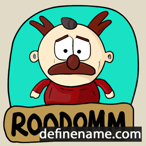 cartoon of the name Rodomił